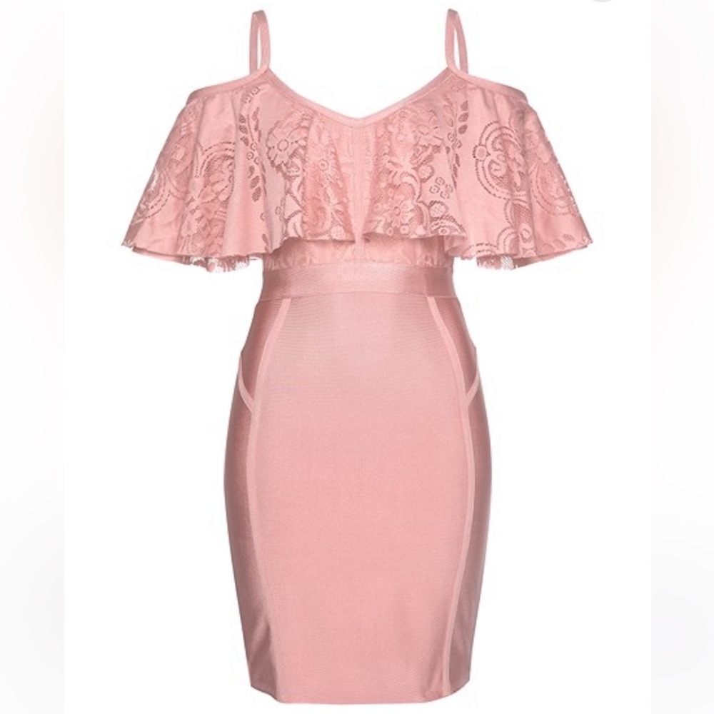 Cold Shoulder Bandage Dress